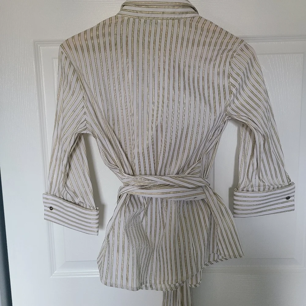 ZARA Wrap Blouse - Picture 2 of 10